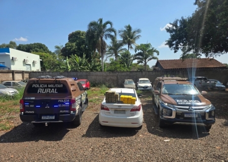 PM Rural apreende quase 60 kg de cocaína na BR-262 em Terenos