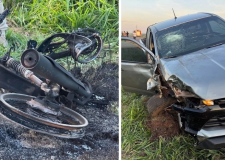 Motociclista de 51 anos morre em colisão na BR-376 entre Ivinhema e Amandina