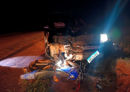 Motociclista morre em acidente na MS-141, em Ivinhema