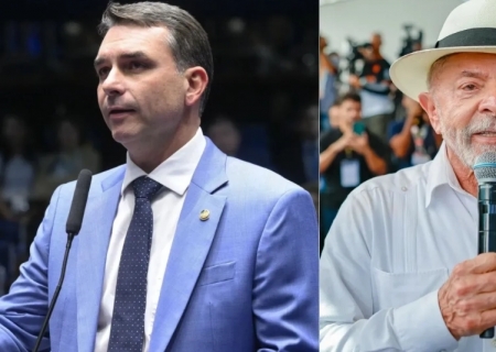 Pesquisa mostra Flávio Bolsonaro com 50% e Lula com 43% no 2º turno
