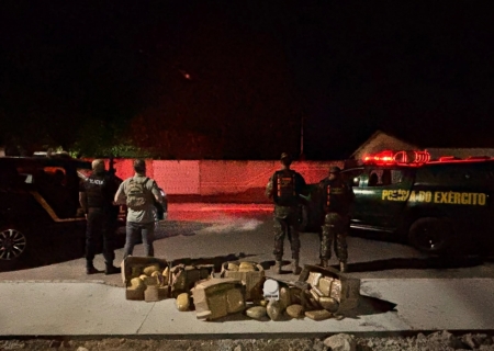 PF apreende 101 kg de maconha e prende quatro pessoas em duas ações em Corumbá