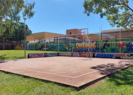 Vereador reitera pedidos de manutenção nas quadras de basquete 3x3