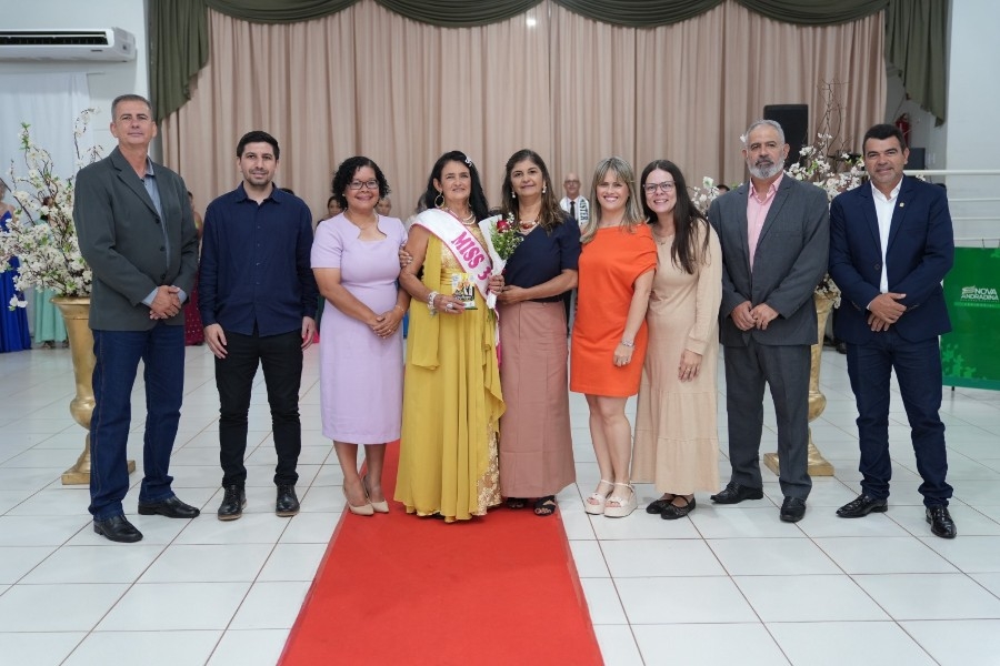 Noite de glamour e celebração consagra Miss e Mister Terceira Idade 2026 em Nova Andradina