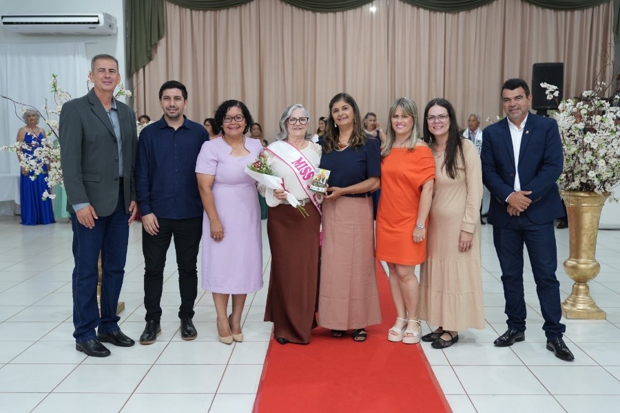 Noite de glamour e celebração consagra Miss e Mister Terceira Idade 2026 em Nova Andradina