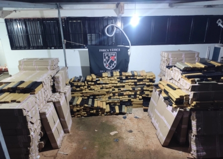 Força Tática apreende 3,2 toneladas de maconha em Anaurilândia