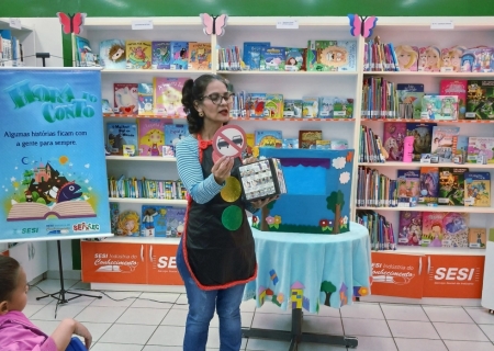 Biblioteca SESI leva educação para o trânsito de forma lúdica às crianças