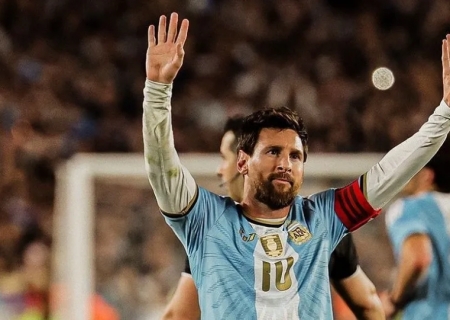Mensagem sobre as Malvinas marca despedida de Messi da seleção argentina