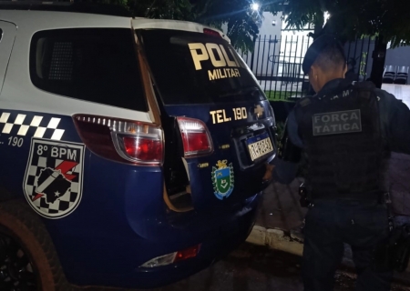 Dois homens são levados à delegacia após apreensão de maconha em veículo por aplicativo em Ivinhema