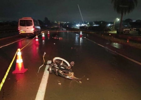 Jovem de 19 anos morre atropelado na BR-163, em Dourados