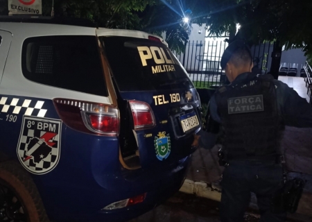 Homem é preso após ameaças e danos a imóveis durante ocorrência de violência doméstica em Amandina