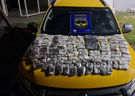 PMR prende mulher com R$ 1,1 milhão em haxixe na MS-306