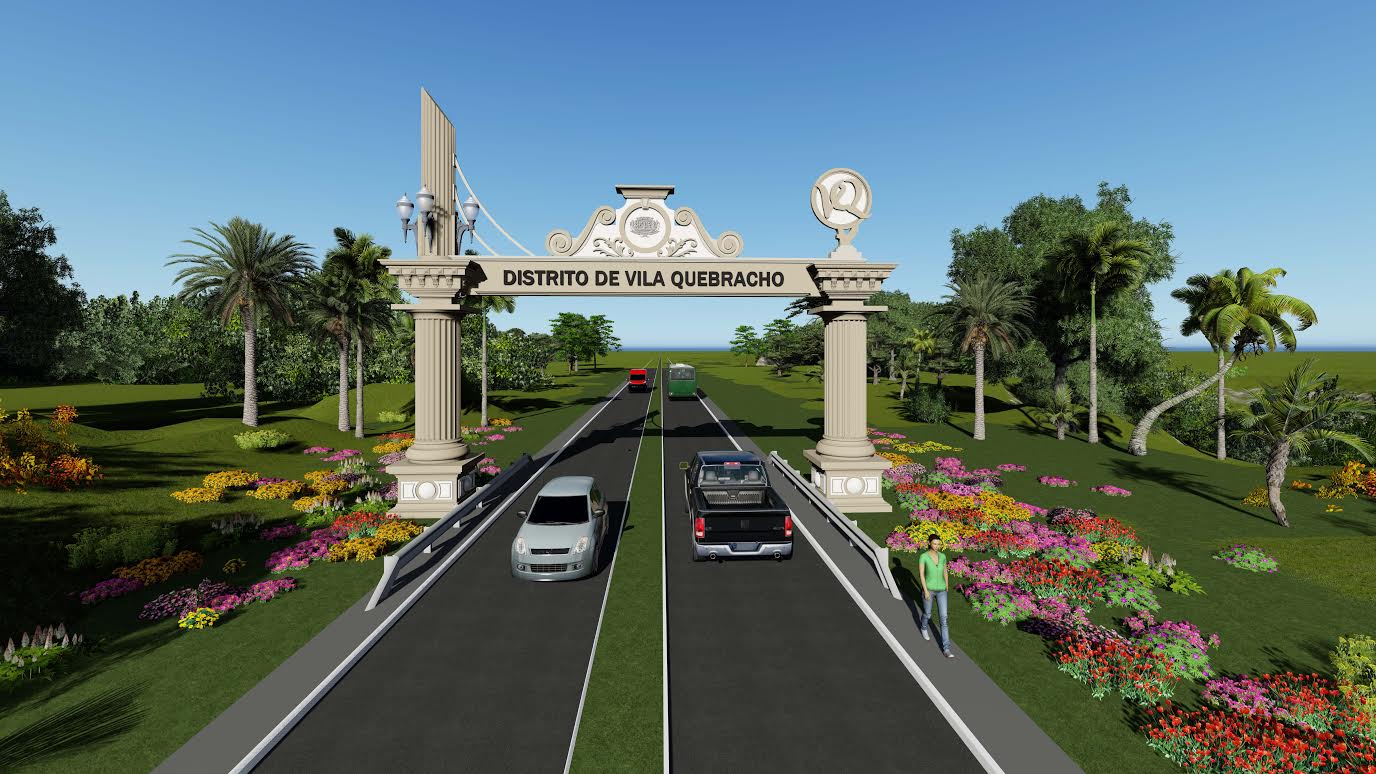 Portal na entrada de Anaurilândia - Foto: Divulgação