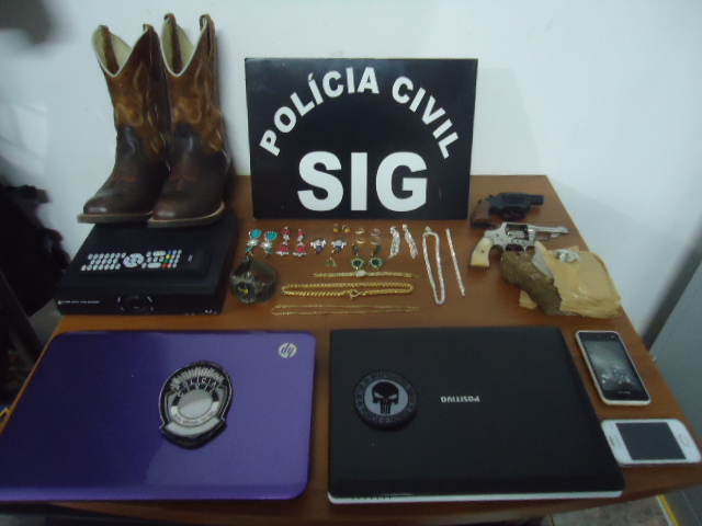 Objetos e produtos furtados foram recuperados em Nova Andradina e Casa Verde - Foto: PC/Divulga&ccedil;&atilde;o