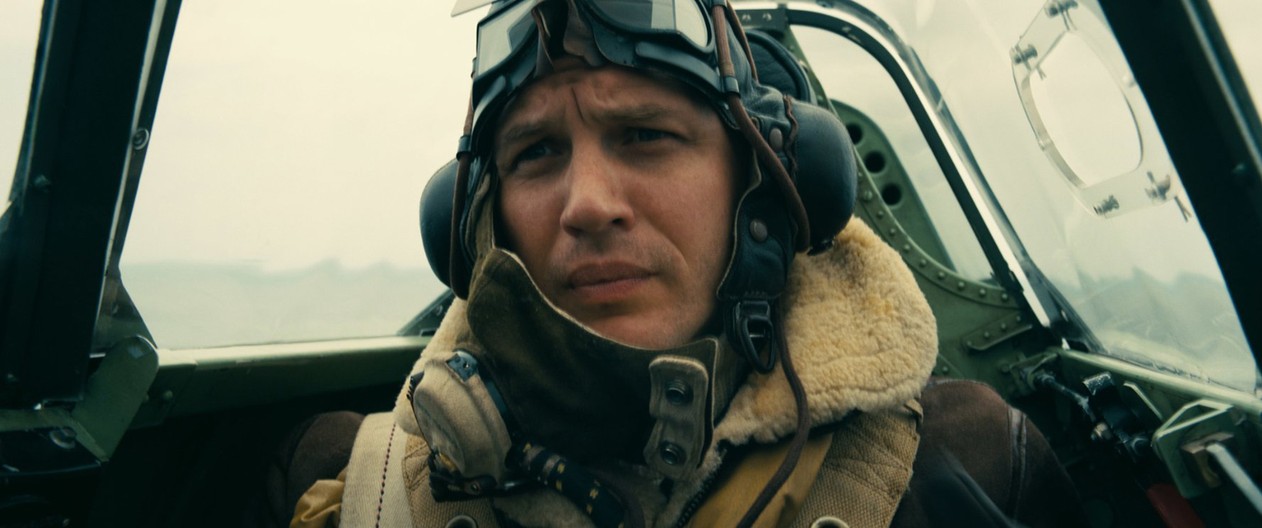 Tom Hardy &eacute; um piloto da avia&ccedil;&atilde;o brit&acirc;nica em 'Dunkirk' - Foto: Divulga&ccedil;&atilde;o