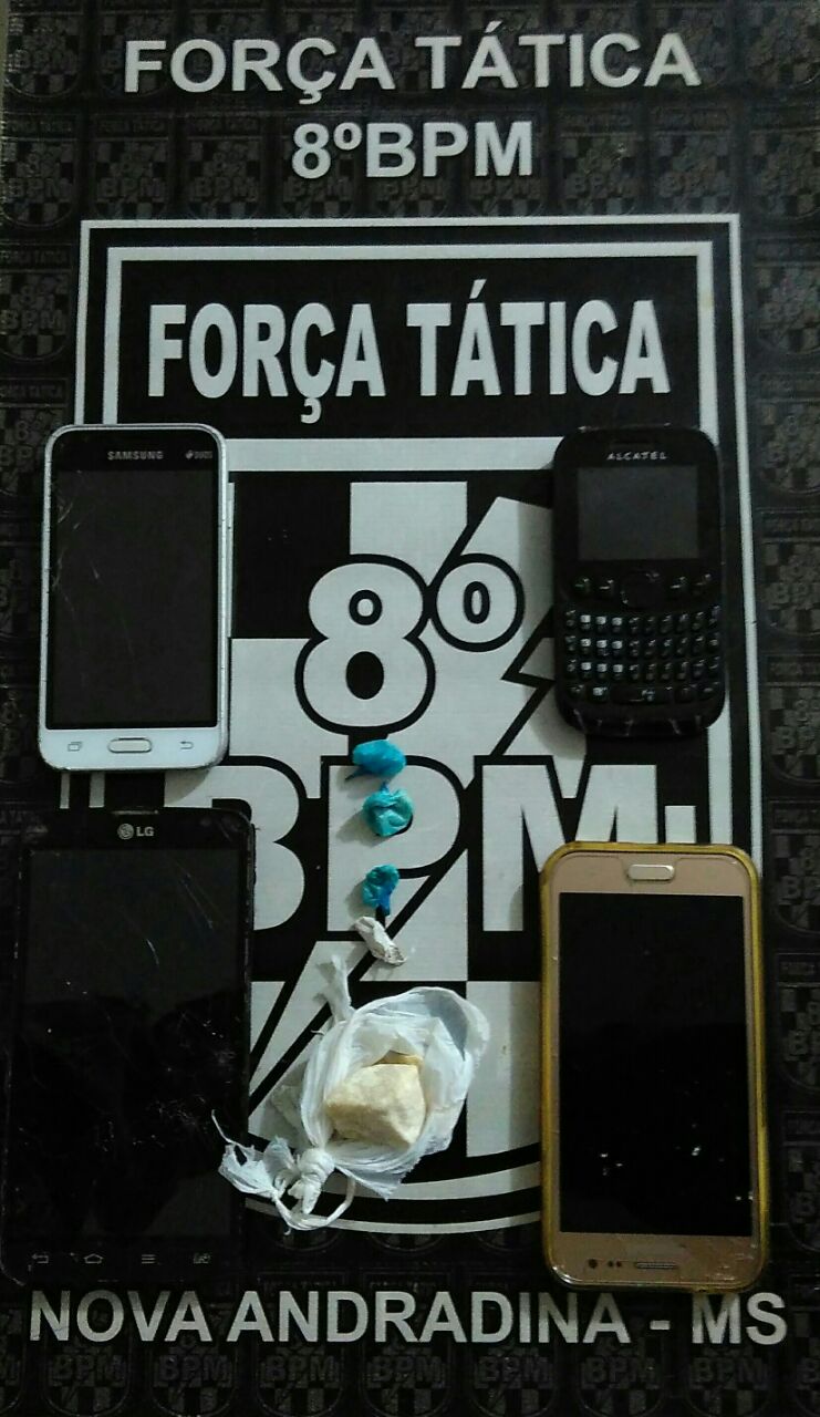 Material entorpecente apreendido - Foto: Luis Gustavo/Jornal da Nova