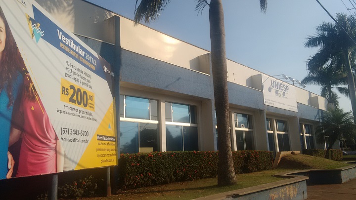Unidade da Finan/Uniesp de Nova Andradina &ndash; Foto: Glaucia Piovesan/Jornal da Nova