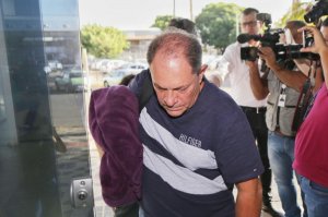 Fl&aacute;vio Scrochio, cunhado de Edson Giroto, tamb&eacute;m se apresentou esta tarde &ndash; Foto: Fernando Antunes