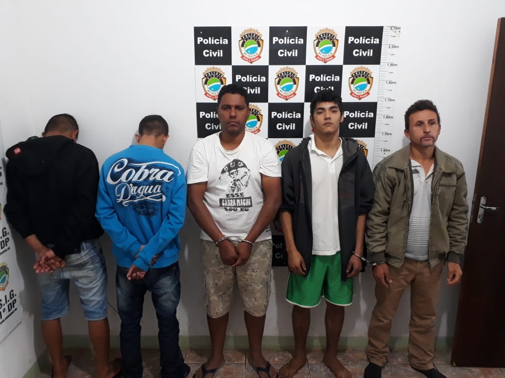 Detidos da opera&ccedil;&atilde;o Cronos - Foto: Pol&iacute;cia Civil/Divulga&ccedil;&atilde;o