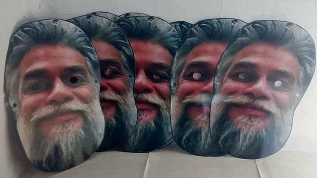 As máscaras do ator para o carnaval - Foto: Divulgação/Instagram