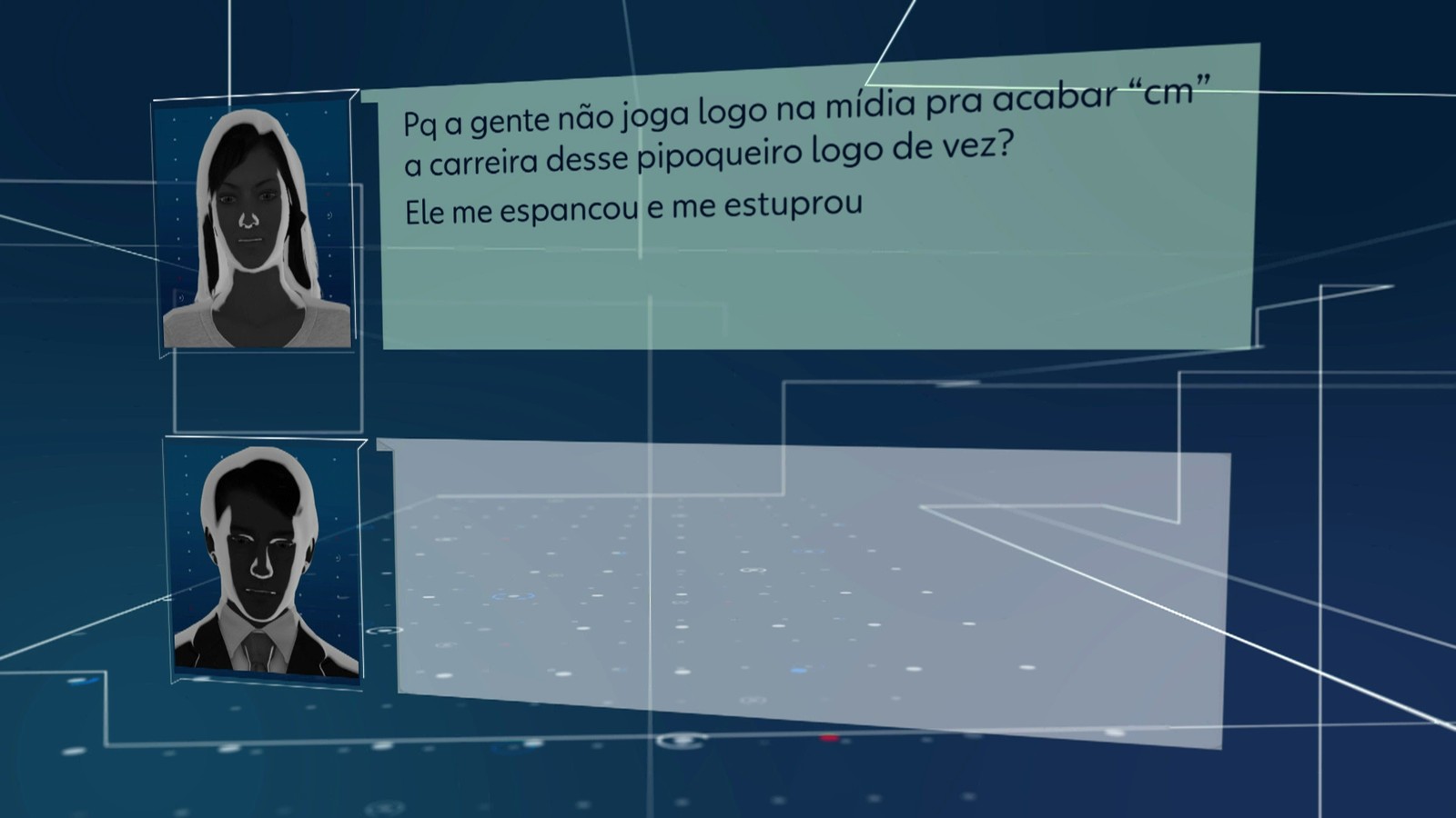 Mulher que acusa Neymar fala com advogado afirmando que jogador a espancou e estuprou - Foto: TV Globo/Reprodução
