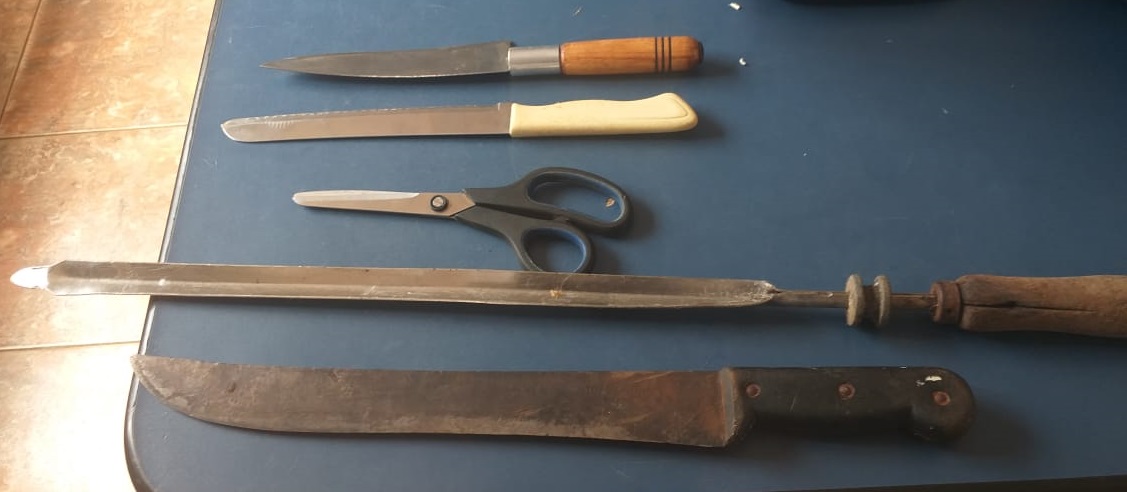 Material apreendido com o suspeito – Foto: Polícia Militar/Divulgação
