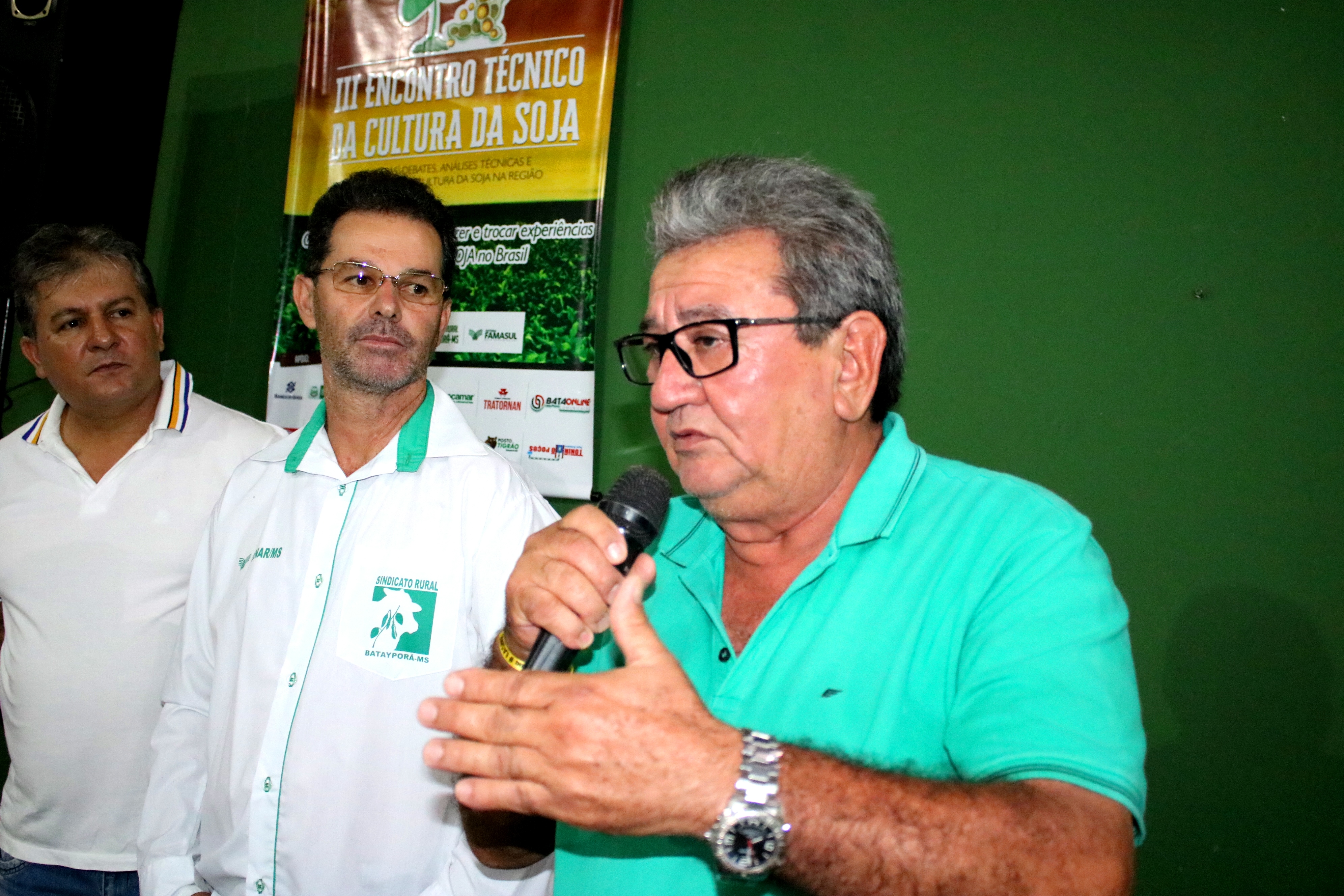 O prefeito Jorge Takahashi discursando durante o evento - Foto: PMB/Divulga&ccedil;&atilde;o