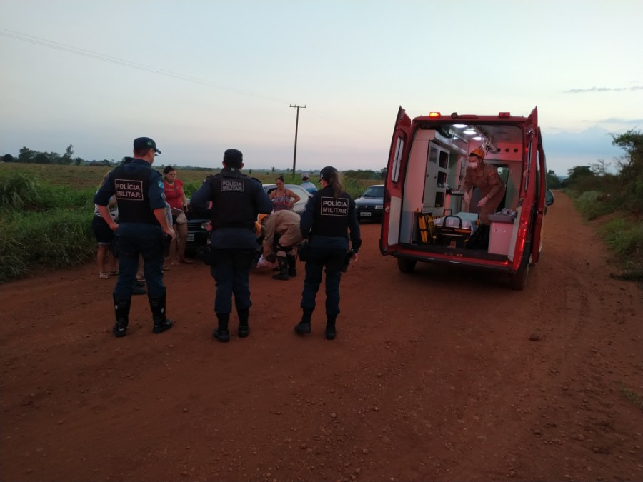 Acidente foi numa estrada cascalhada - Foto: MS News
