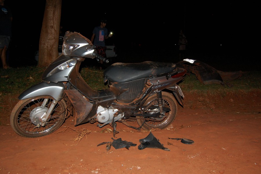 Biz da vítima que o carro colidiu - Foto: Portal Angélica
