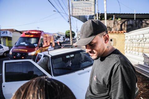 O pai da recém-nascida Pérola foi quem fez o parto / Imagem: Henrique Arakaki/Midiamax