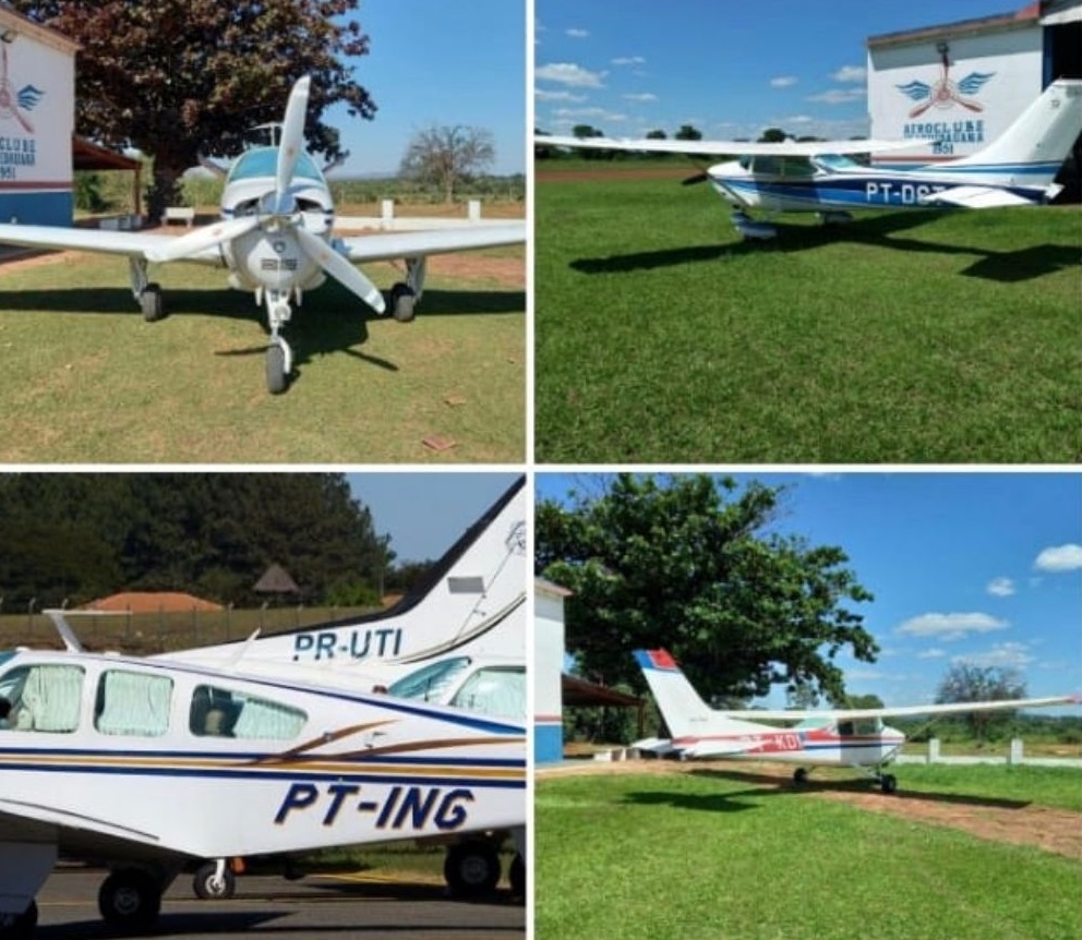 Avi&otilde;es levados pela quadrilha de Lino em Aquidauana - Foto: Arquivo/Pol&iacute;cia Civil/Divulga&ccedil;&atilde;o