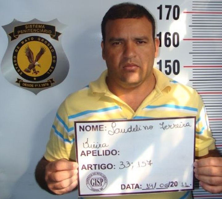 Lino preso em junho de 2011 - Foto: Arquivo/Pol&iacute;cia Civil/Divulga&ccedil;&atilde;o