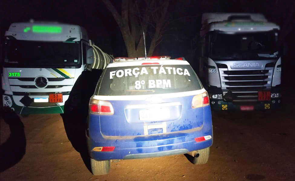 Um terceiro suspeito conseguiu fugir - Foto: Pol&iacute;cia Militar/Divulga&ccedil;&atilde;o