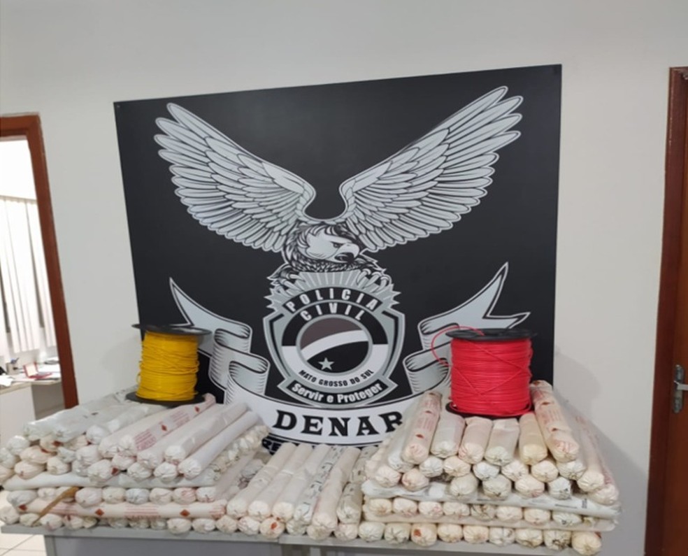 Drogas apreendidas na opera&ccedil;&atilde;o Ouro Branco - Foto: Pol&iacute;cia Civil/Divulga&ccedil;&atilde;o