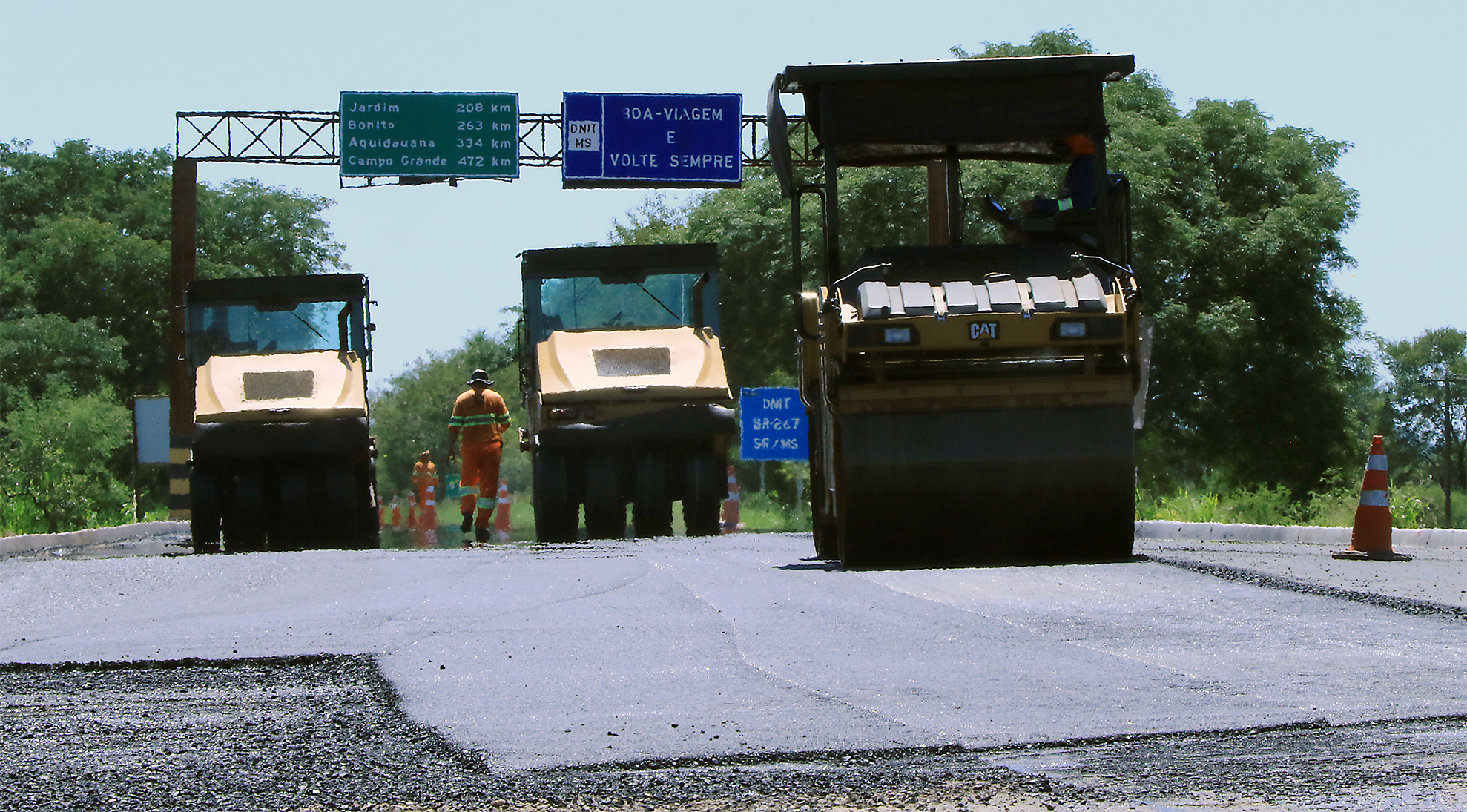 Rodovia BR-267 ser&aacute; restaurada e adequada para suportar grande fluxo de caminh&otilde;es em dire&ccedil;&atilde;o aos portos e a ponte bioce&acirc;nica - Foto: Edemir Rodrigues