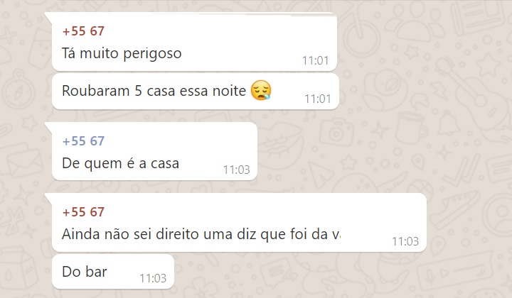 Um dos relatos de moradores da Casa Verde - Foto: Reprodução