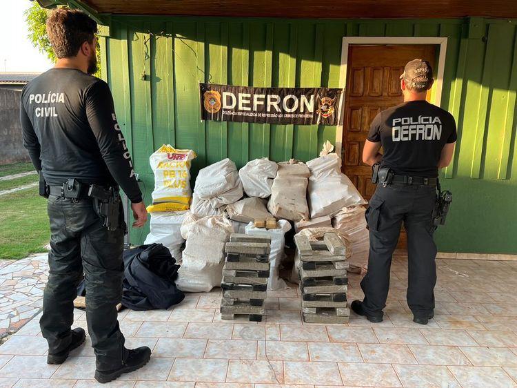Entorpecente apreendido na primeira fase da operação - Foto: Arquivo/Polícia Civil/Divulgação