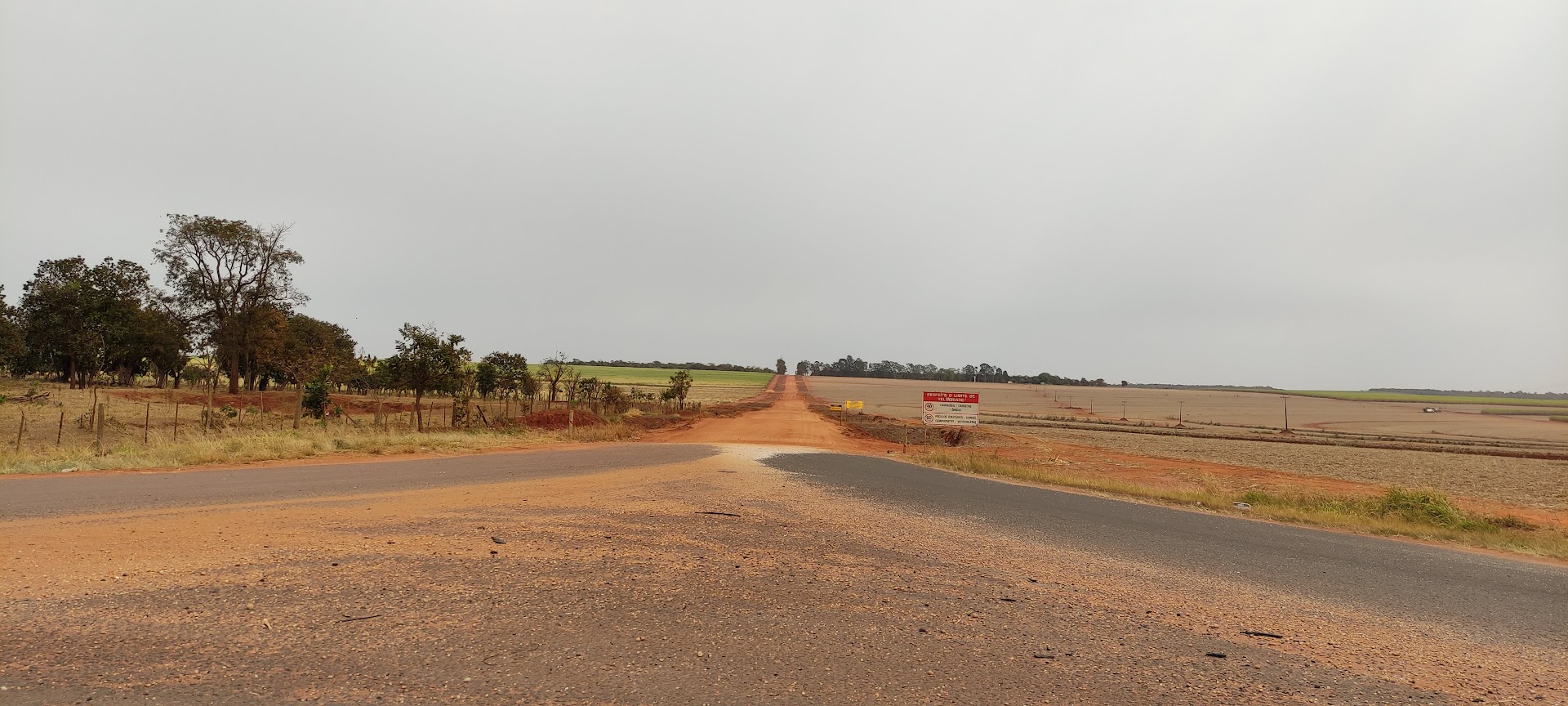Estrada que será asfaltada da Usina Santa Helena – Foto: Jornal da Nova