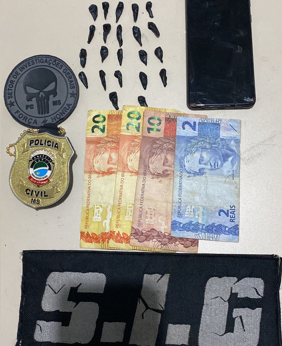 Material entorpecente apreendido na operação - Foto: Polícia Civil/Divulgação