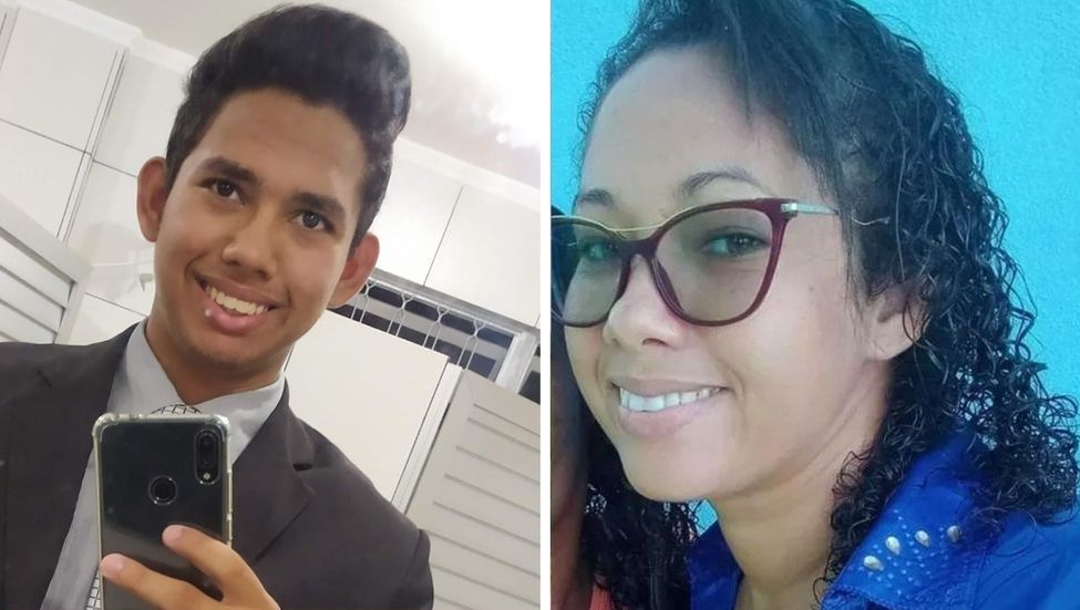 Matheus Gabriel Gonçalves dos Santos, de 19 anos, e Marta Gouveia dos Santos, de 37 anos - Foto: Redes sociais