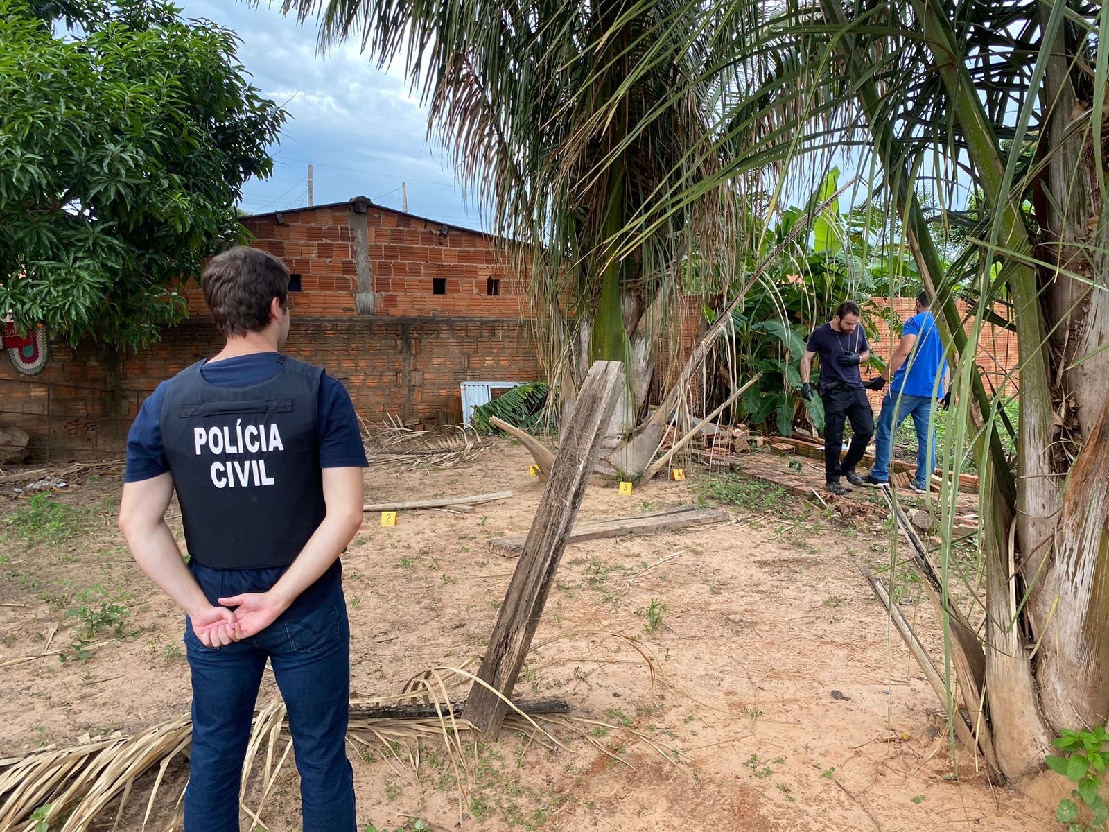 Local onde aconteceu o fato - Foto: Pol&iacute;cia Civil/Divulga&ccedil;&atilde;o 