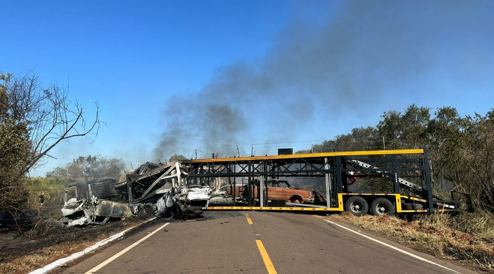 Acidente aconteceu entre Santa Rita do Pardo e Bataguassu - Foto: Cenário MS