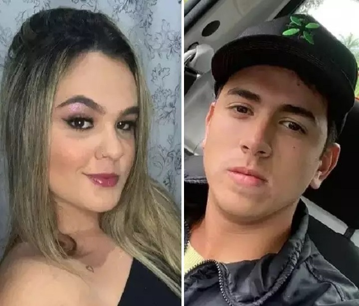 Rubia (&agrave; esquerda) est&aacute; presa e Danilo (&agrave; direita) &eacute; procurado pelas autoridades - Foto: Redes sociais