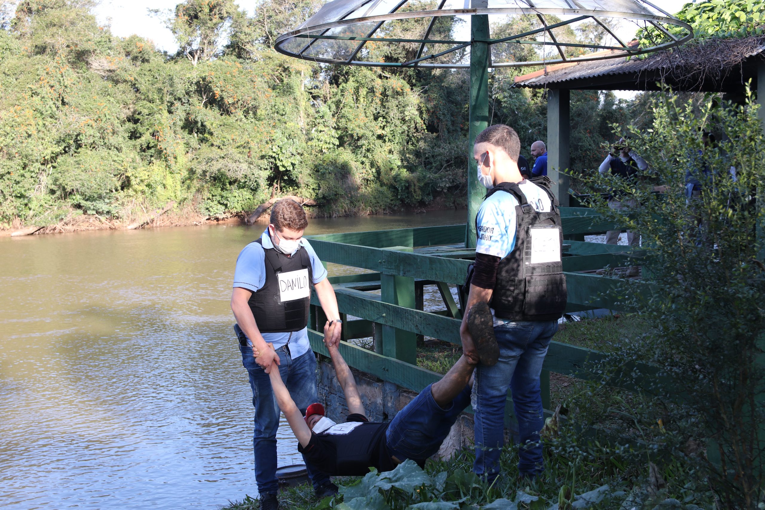 Pol&iacute;cia Civil realizou reconstitui&ccedil;&atilde;o do crime - Foto: Pol&iacute;cia Civil/Divulga&ccedil;&atilde;o 
